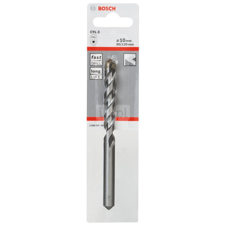 WIERTŁO CYL-3 #10X120 MM 1PC