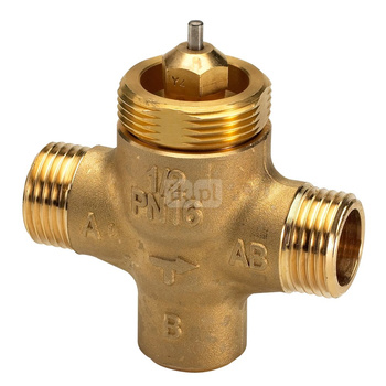 Zawór regulacyjny dwudrożny DANFOSS VZL2, DN 15 (gzm x gzm), PN 16, Kvs: 1 m3/h