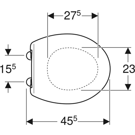 OPTIMA deska sedesowa z tworzywa Duroplast, wolnoopadająca, zawiasy Click2Clean
