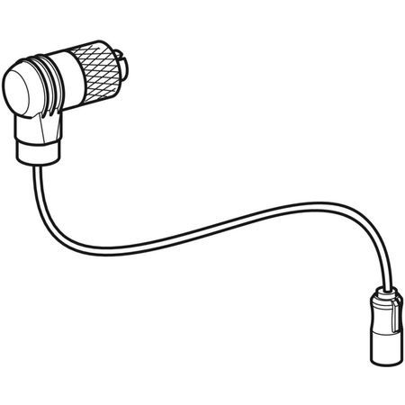 Kabel przyłączeniowy wewnętrznego czujnika przepływu do spłuczki podtynkowej, zw i cw