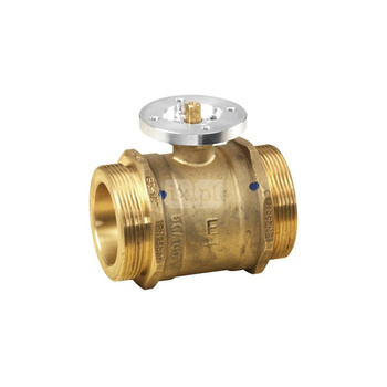 Regulacyjny zawór kulowy, 2-drogowy, DN50, G23/4", kvs=40 m³/h, bez napędu (M6061/M7061)