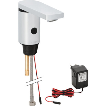 Bateria elektroniczna GEBERIT Typ 186 bez mieszacza, kolor chrom (błyszczący)