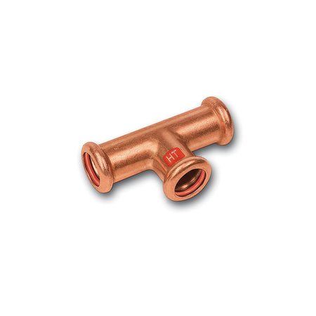 Trójnik SANHA Press Solar Cu 108 mm x 54 mm x 108 mm (zw x zw x zw)