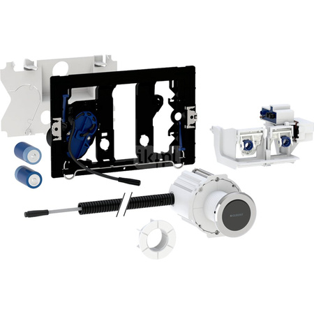 Elektroniczny zestaw uruchamiający WC Geberit, IR, zasilanie bateryjne, Sigma 12cm, Typ 10
