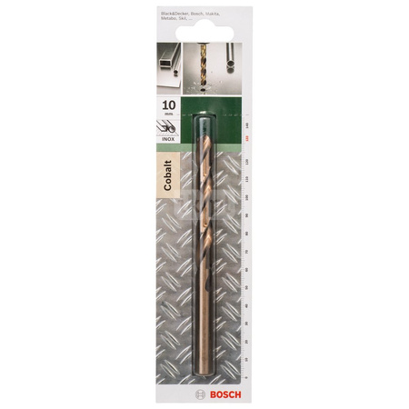 Wiertła do metalu HSS-Co, DIN 338 D = 10,0 mm, L = 133 mm