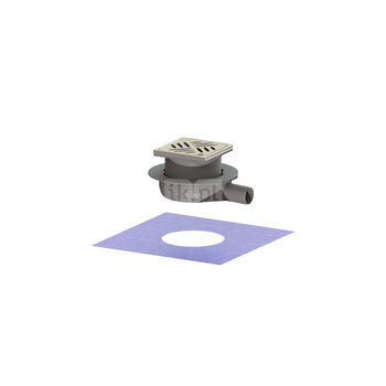 Wpust Ultraflat 79 DN 40 z nasadką z rusztem szczelinowym z L&L