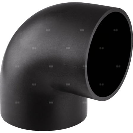Kolano 88.5' GEBERIT HDPE, polietylen, 160 mm, DN 150 x 160 mm x DN 150 (króciec)