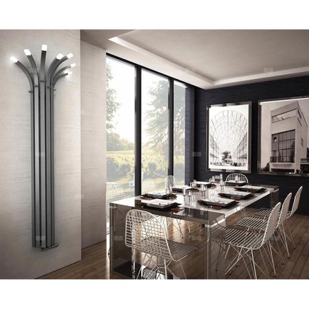 Grzejnik drabinkowy ENIX PALMA, wym. 1886 x 668 mm, kolor graphite, moc 494W