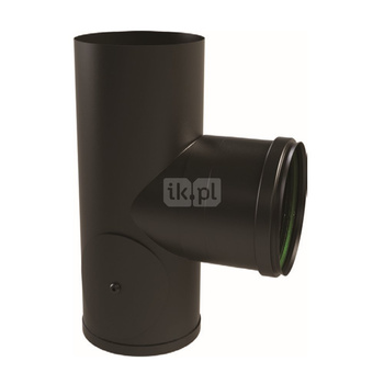 Trójnik z rewizją 90' MK ŻARY LP TRS-REV 100 mm x 100 mm x 100 mm