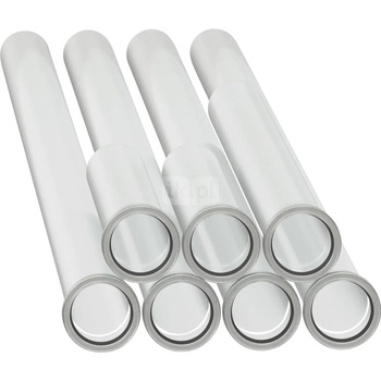 Zestaw przewodów (2685), spalinowych fi110, 10m, PP transparentny