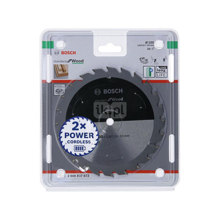 Ostrze do piły tarczowej bezprzewodowej Standard for Wood 160 x 1,5 / 1 x 20 T12