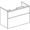 Szafka pod umywalkę GEBERIT iCon, 2 szuflady, kolor lava szer.88.8mm