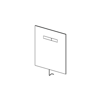 Przycisk spłukujący do stelaża (Elektroniczny) TECE lux szkło, kolor biały