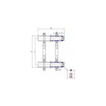 Rozdzielacz ogrzewania RUMET 70A 13 obwodowy