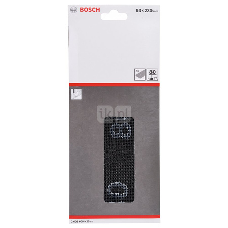 Siatka ścierna 93 x 230 mm, 80