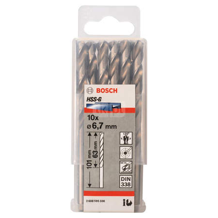 WIERTŁO STAND. HSS-G 135 '6,7/63MM