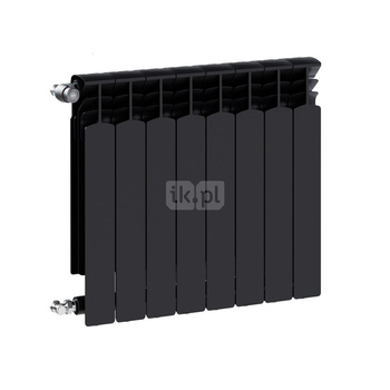 Grzejnik aluminiowy G600F/8 czarny
