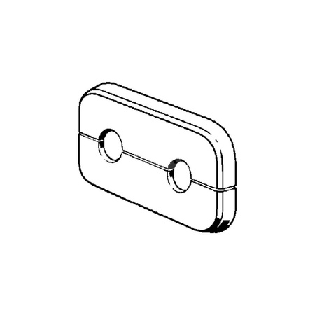 Rozeta VIEGA 1079.6 do rury 15 - 15 mm, wysokość: 10 mm, tworzywo sztuczne, kolor: biały (9010)