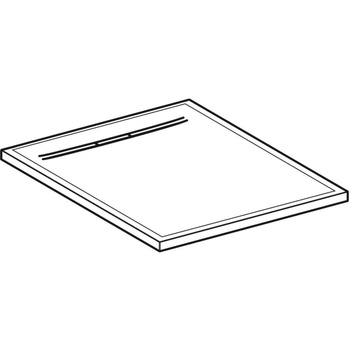 Brodzik prostokątny Geberit Sestra 90x90 cm, biały