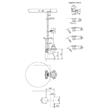 Stopa sprzęgająca żeliwo dł.306mm szer.271mm WILO
