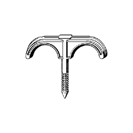 Uchwyt podwójny VIEGA 2035.6 L:60 do rur 16/20 mm nylon pomarańczowy