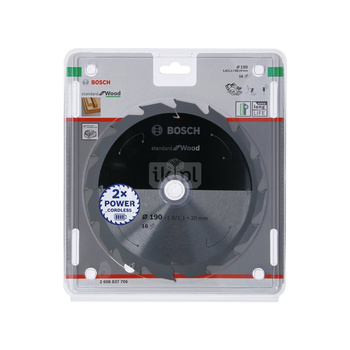 Ostrze do piły tarczowej bezprzewodowej Standard for Wood 190 x 1,6 / 1,1 x 30 T48