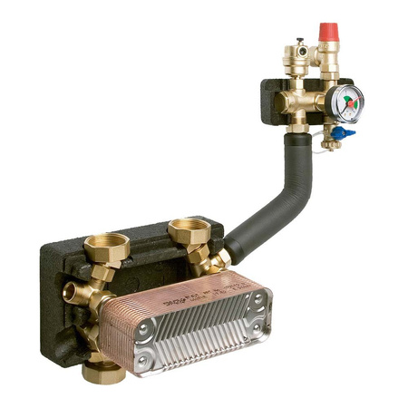 Zestaw z wymiennikiem ze stali nierdzewnej i z grupą bezpieczeństwa, w izolacji PP WT-Box 8180