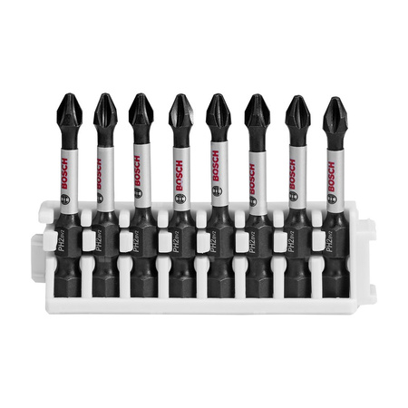 Bit PRO Phillips Impact, PH2, 55 mm, 8 szt.