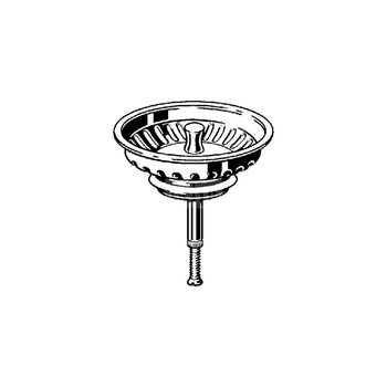 Koszyczek przeznaczenie: zlewozmywak z mechaniką cięgna Bowdena, stal nierdzewna, nr wzoru 7139.169 fi: 82