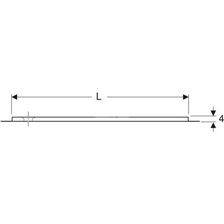 Brodzik prostokątny Geberit Olona 180x90 cm, biały