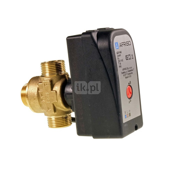 Zawór trójdrożny KOSPEL SPST.PL mosiądz, średnica DN15 gwinty zewnętrzne silnik elektryczny