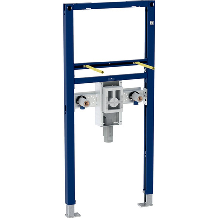 Stelaż podtynkowy do umywalki GEBERIT Duofix, 1120 x 500 x 75 mm, bateria: stojąca, regulacja wysokośći, wbudowany syfon