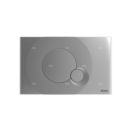 CITY przycisk spłukujący, chrom mat