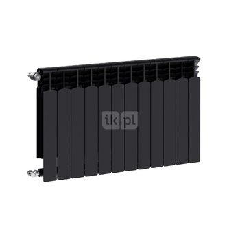 Grzejnik aluminiowy G600F/12 czarny