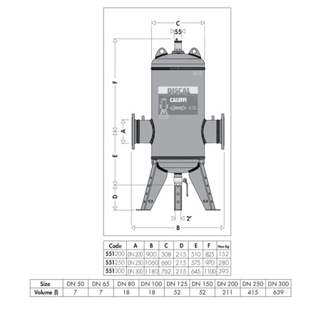 Separator powietrza kołn. DN300