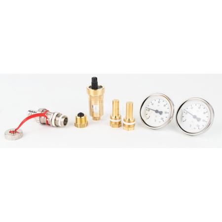 Sprzęgło hydrauliczne ocieplone BLH 801, 70 kW, 4x GW G1'', 4x GW G1/2'' odpowietrznik automatyczny, zawór spustowy, termometry