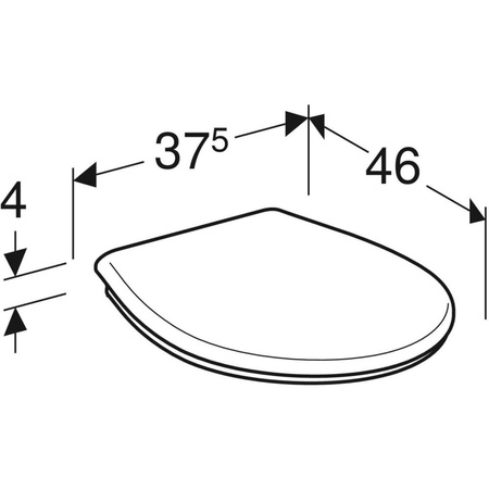 IDOL deska sedesowa miękka biała