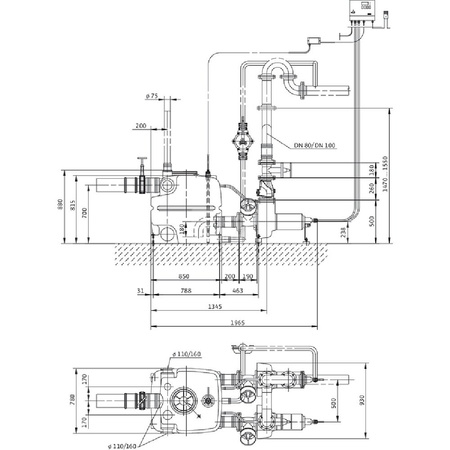 Pompa do ścieków WILO DrainLift XXL 50 Hz / 24.67 m³/h / 2.7 W