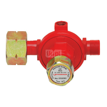 Regulator propanu, płynnie regulowany, 1 - 4 bar, W21,8 x 1/14" LH, G3/8"