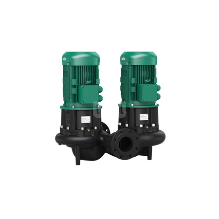 Pompa obiegowa WILO CronoTwin-DL 65/160-7,5/2-S1 typu in-line z silnikiem znormalizowanym 50 Hz, moc silnika 7.5kW 13.3 A 2900 obr/min, wlot Kołnierz DN 65