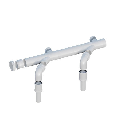 System kaskadowy PP - pakiet na 2 kotły DN200/110mm