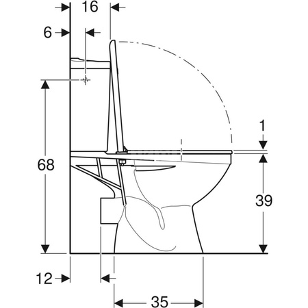 IDOL Zestaw: miska ustępowa kompaktowa odpływ pionowy, spłuczka z armaturą 3/6l, deska 10131