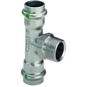 Trójnik VIEGA 2317.1 stal nierdzewna 18 mm x 3,4'' x 18 mm (mz x gz x mz)