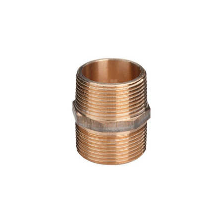 Nypel podwójny VIEGA 3280 Jednoczęściowy, brąz / brąz, 1'' (gz x gz), 31 mm