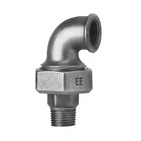 Śrubunek kątowy 90' ODLEWNIA ZAWIERCIE UA2/12/98 żeliwo (ocynk) 3/4'' (GW x GZ)