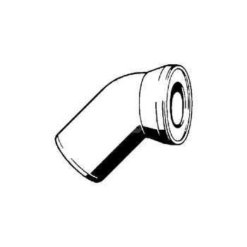 Łuk przyłączeniowy 45 st. przeznaczenie: WC, tworzywo sztuczne, nr wzoru 3812 DN: 100 wykonanie: manhattan