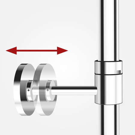 Deszczownia z natryskiem i baterią wannową FIESTA