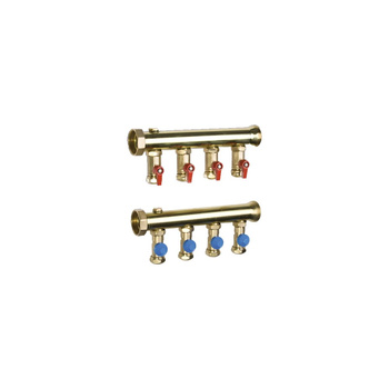 Rozdzielacz przemysłowy modułowy 1 ½" - 6 obiegów