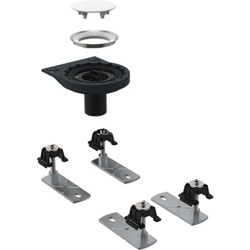 Skrzynka montażowa do paneli do natrysków bezbrodzikowych Geberit Setaplano, d50, 4x