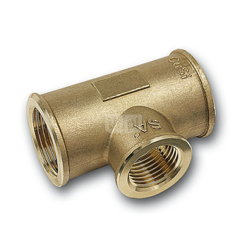 Trójnik SANHA PURAFIT brąz 1/2'' x 3/8'' x 1/2'' GW